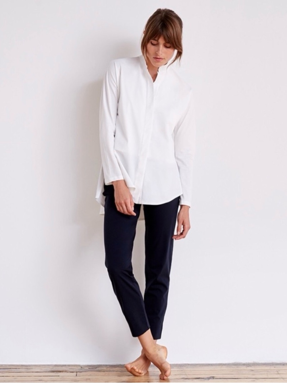 A DAY Something Borrowed White Tunic Size Large